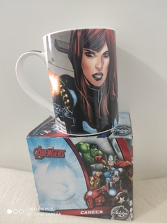 Caneca Marvel - 460 ml - Viúva Negra - Zona Criativa na internet