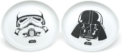 Conjunto Pratos - Star Wars - Stormtrooper e Darth Vader - Nadir Figueiredo