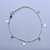 Pulseira estrela e ponto de luz - Capri - Semijoias