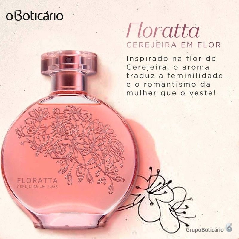 Floratta Cerejeira Em Flor Desodorante Colônia 75ml