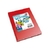 CUADERNO LAPRIDA 16x21 T/D 50h ROJO -613014