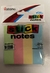 Stick notes pastel 4 blocks de 19x76mm