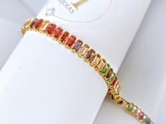 Pulseira Riviera Sabrina Color, Semijoia banho em Ouro 18k - comprar online