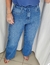 Calça Wide Leg Jeans com cinto - comprar online