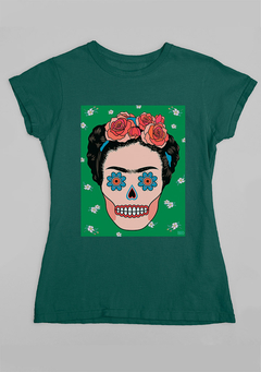 Baby Look Frida Kahlo Caveira na internet