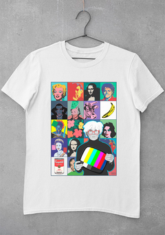 Camiseta Warhol e suas estrelas - loja online