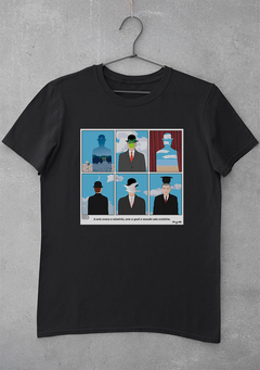Camiseta Magritte: personagens misteriosos - loja online