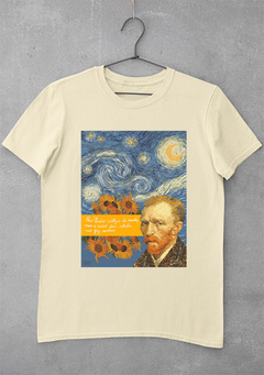 Camiseta Van Gogh: Estrelas & Girassóis - Depósito Criativo | Arte e cultura para ver e vestir
