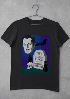 Camiseta Vincent Price: Mestre do Macabro na internet