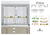 Cortina Vitória de Cozinha Branca com Várias Estampas 1,20m X 2,60m - Beija Flor na internet