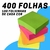 Jogo de Bloco de Papel Autoadesivo 4 Cores 100 Folhas - Cosy - AZ Shopping