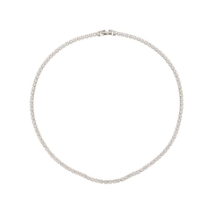 Chocker Riviera em Zircônias que Não Vira (Ródio) - comprar online