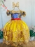 Vestido Festa Branca de Neve Luxo