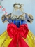 Vestido Festa Branca de Neve Luxo - B'DAY KIDS MUNDO INFANTIL