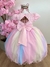 Vestido Festa Candy Color Luxo - B'DAY KIDS MUNDO INFANTIL