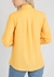 Camisa feminina de viscolinho com bolso - Cor Amarelo - comprar online