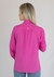 Camisa feminina manga longa em Crepe Toque de seda - Cor Pink - comprar online