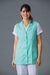 484 - Jaleco feminino cavado para enfermeira padrão na internet