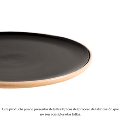 Plato de postre Black/Terra - Decora