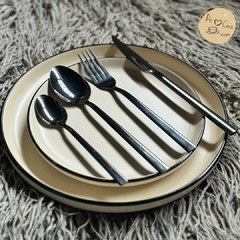 Set de 16 cubiertos Black - comprar online