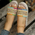 Sandalias tejidas con plataforma Alpargatas Bohemias Hechas A Mano - SUCCESS