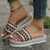 Sandalias tejidas con plataforma Alpargatas Bohemias Hechas A Mano - SUCCESS