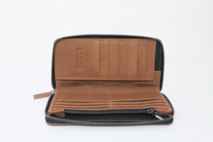 Billetera de cuero XL marron - comprar online