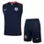 Kit Treino adulto - Camisa e Shorts - Seleção Inglaterra Nike 24/25 - Azul com detalhes em vinho