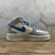 Nike Air Force 1 Mid White Grey Blue na internet