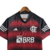 Camisa Flamengo I 23/24 Torcedor Masculina - Vermelho e preto tradicional - CADASTRO EXPRESS