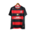 Camisa Flamengo I Retrô 2000 Torcedor Masculina -Vermelha com detalhes em preto e patrocinios em branco