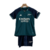 Kit Infantil Arsenal III 23/24 Adidas - Verde com detalhes em azul e branco