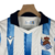 Kit Infantil Real Sociedad I Macron 23/24 - Branco com detalhes em azul na internet