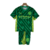 Kit Infantil Manchester City Goleiro Puma 23/24 - Verde com detalhes em amarelo