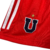 Kit Infantil Universidad do Chile II Adidas 23/24 - Vermelho com detalhes em azul - CADASTRO EXPRESS