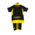 Kit Infantil Zaragoza II Adidas 23/24 - Preto com detalhes em amarelo - comprar online