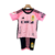 Kit Infantil Oviedo II Adidas 23/24 - Rosa com detalhes em preto