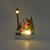 Enfeite Decorativo Praça Papai Noel C/ LED 12,5cm em Resina - comprar online