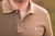 Camisa Polo Masculina Marrom com Logo em Metal e Botões Personalizados - comprar online