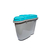 Porta Ração Pote com Tampa Dispenser Cães Gatos Home 8L 3,5kg - PlastPet - Armazene com Conforto