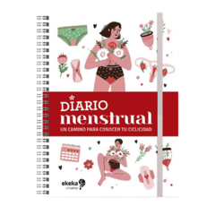 Diario menstrual tapa roja - Neyra Paola