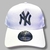 BONÉ BRANCO BORDADO PRETO NEW YORK YANKEES N120 - comprar online