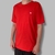 CAMISETA NEW ERA VERMELHA COM LOGO BORDADO H002 - comprar online