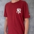 CAMISETA NEW ERA NY YANKEES VERMELHO ESCURO H053 - comprar online