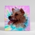 Placa Decorativa Abstract Rosa seu Pet - comprar online
