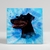 Placa Decorativa Abstract Azul seu Pet - comprar online