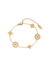 Pulseira Flor com Madrepérolas inspiração LV banhado a Ouro 18k - comprar online