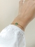 Pulseira Delicado com Pedra Verde banhada a ouro 18K - Lazuly Semijoias