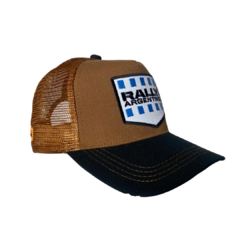 Gorra RA Trucker Rally Argentino Marron en internet