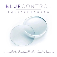 Lente Visão Simples em Policarbonato com Proteção BlueControl